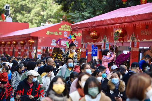 素馨花神送祝福！越秀西湖花市正式开市
