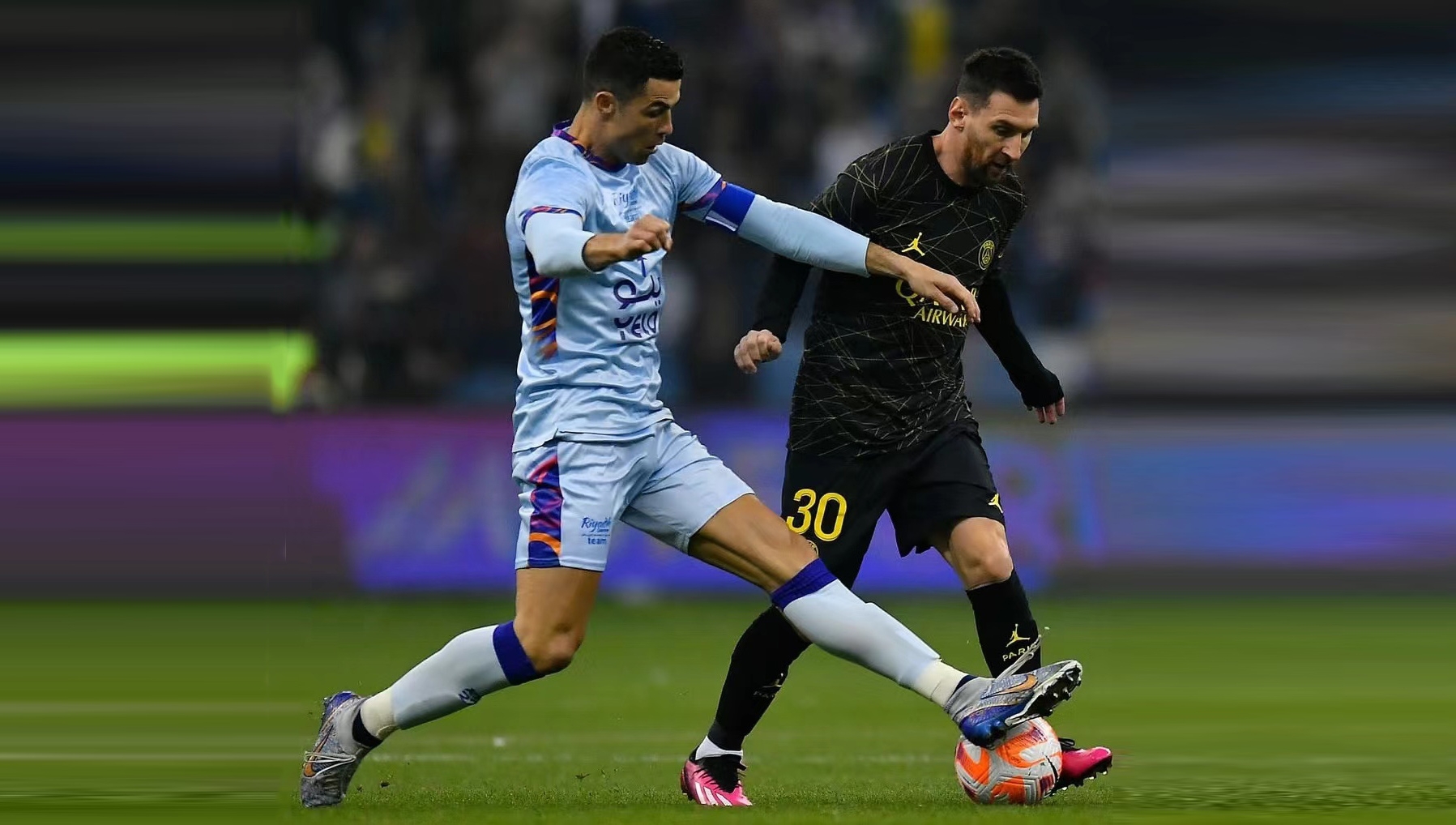 【视频】C罗双响梅西破门!巴黎5-4利雅得