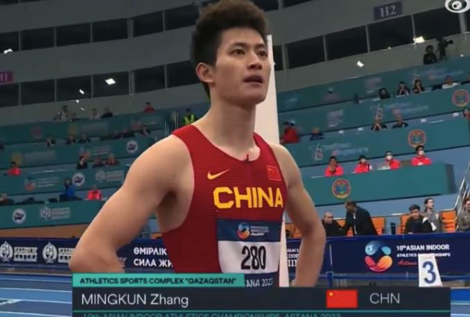 【田径】室内亚锦赛，张溟鲲为中国队再添铜牌