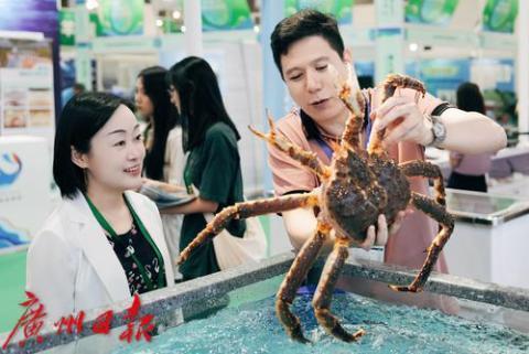 生猛海鲜！第九届广州国际渔业博览会开幕