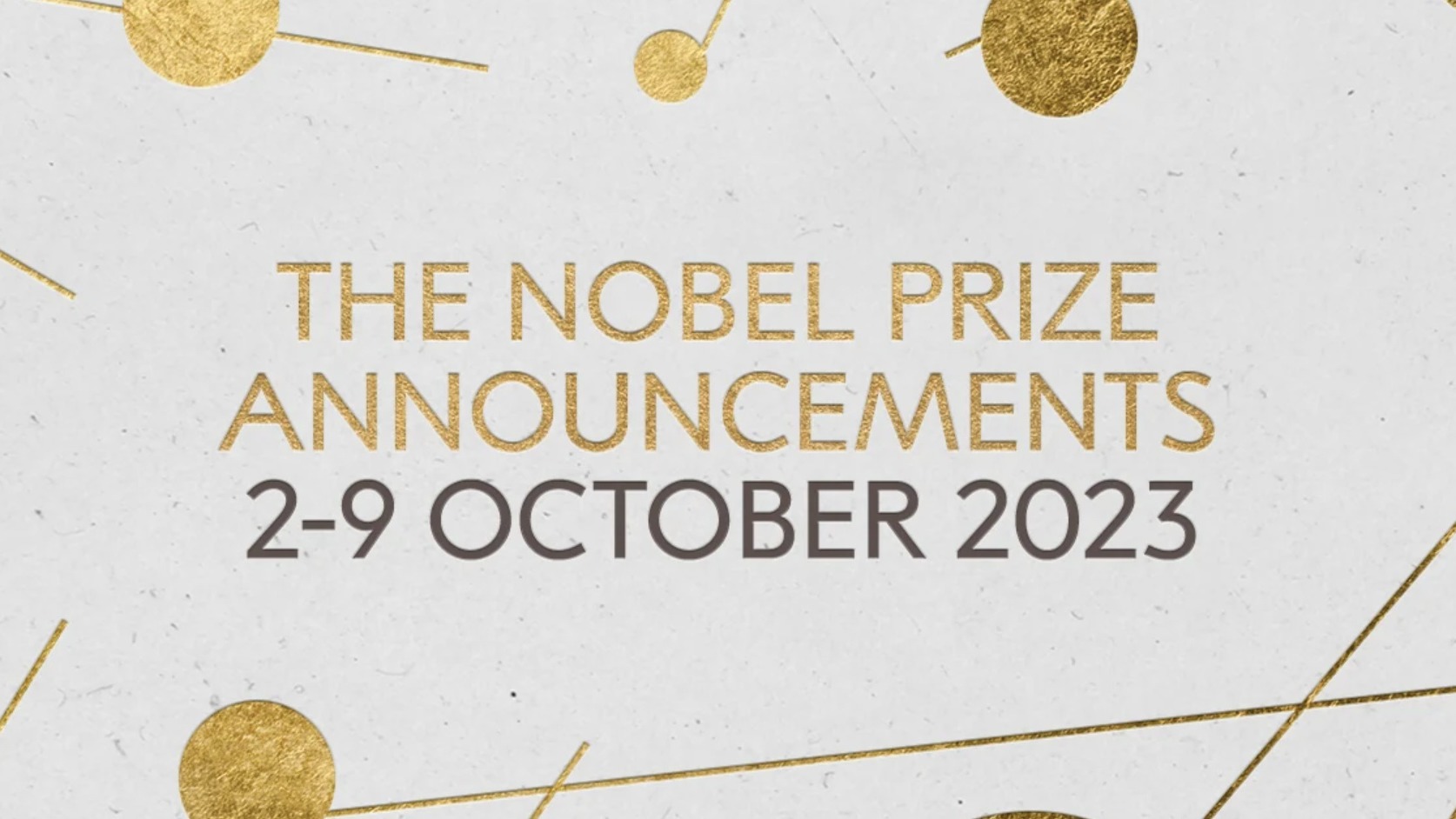 2023年诺贝尔奖文学奖将于10月5日公布