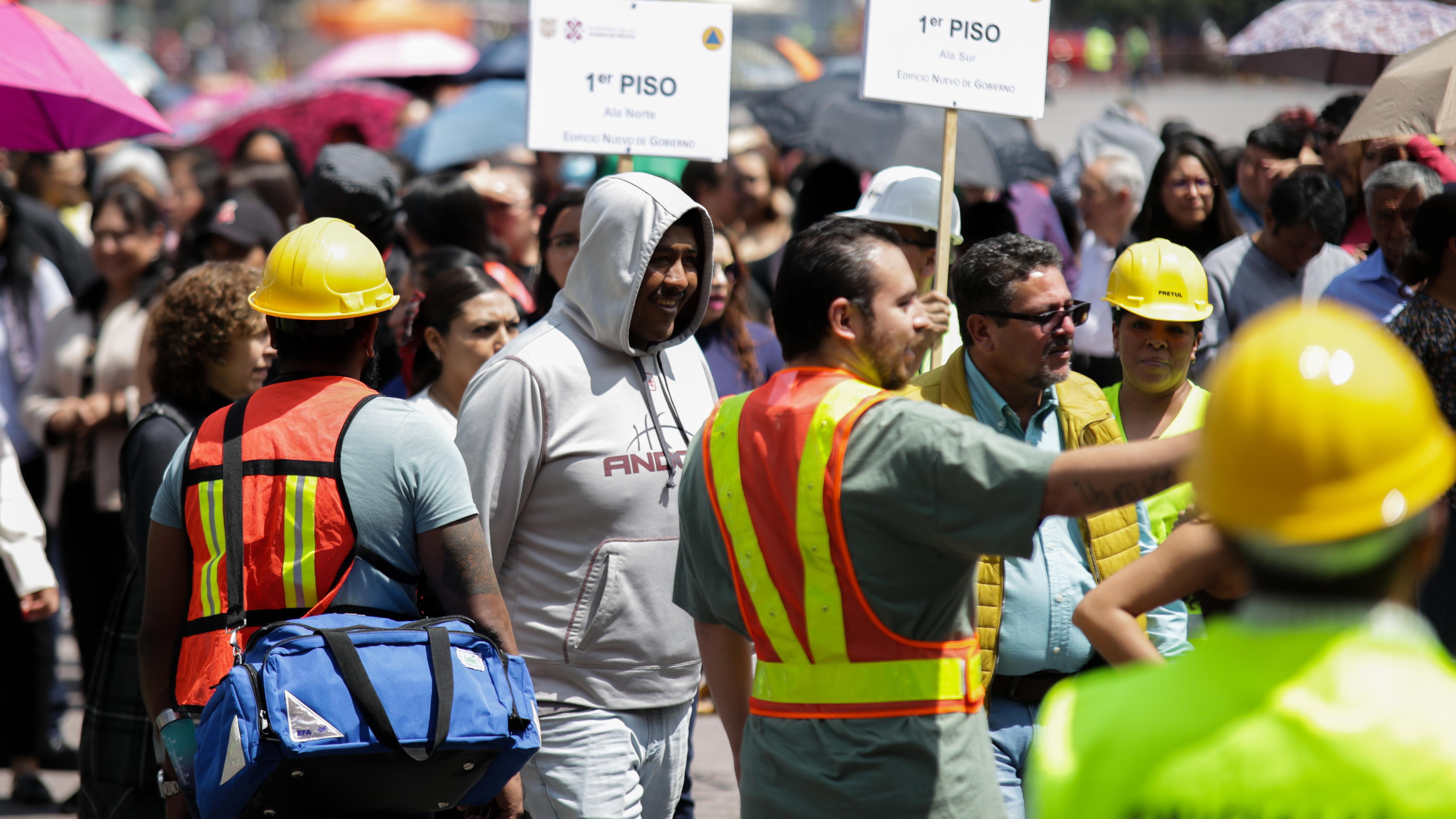 墨西哥举行2023年第二次全国地震演习