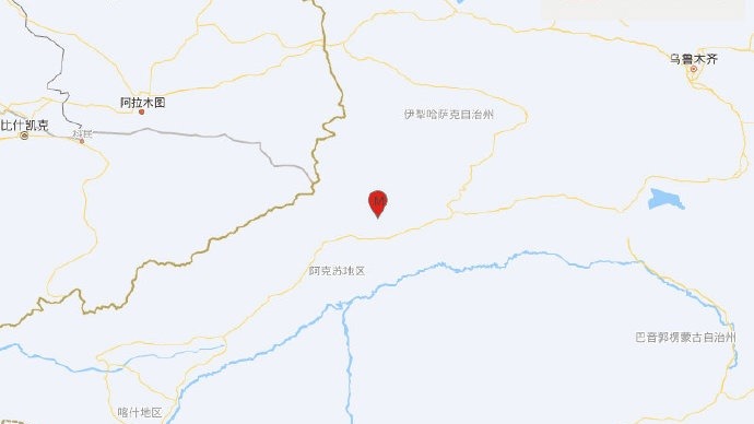 新疆阿克苏地区拜城县发生3.6级地震