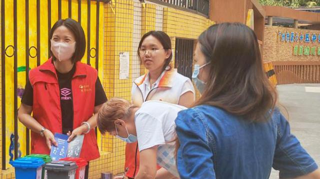 共同营造美好社区环境，白云区同德街开展垃圾分类进社区宣传活动